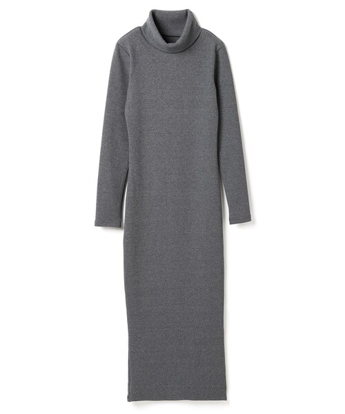 GRL（グレイル）の「タートルテレコマキシワンピース（ワンピース・レディース・ブラック/グレー・M）」の2枚目の写真