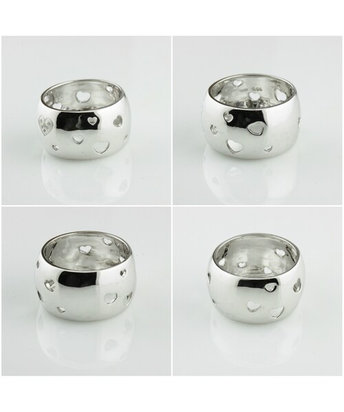 les desseins de DIEU（レデッサンドゥデュー）の「レ デッサン ドゥ デュー 969 ラヴ ハート リング（リング・レディース・シルバー・10号、11号、12号）」の3枚目の写真