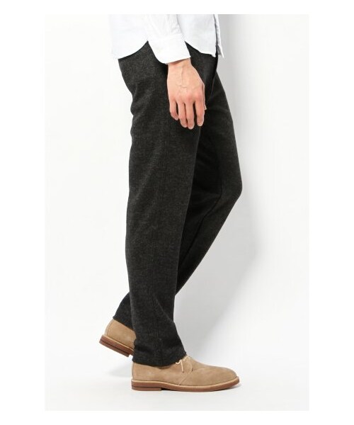 JOURNAL STANDARD relume（ジャーナルスタンダード　レリューム）の「W/C ジャージーテーパードパンツ（パンツ・メンズ・グレーA/ブラック・L/M/S）」の4枚目の写真