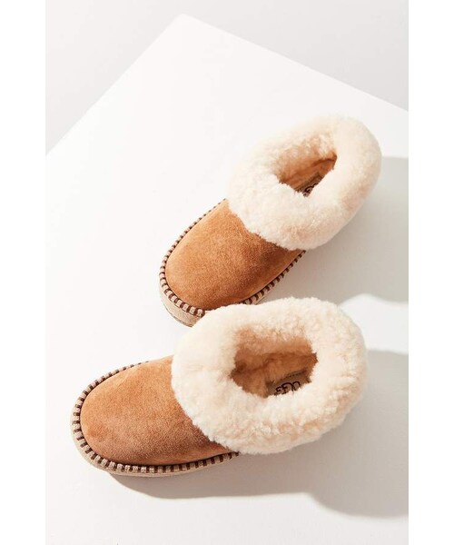 UGG(アグ)の「UGG Wrin Slipper(レッグウェア・レディース・Black/Brown・6/7/8/9/10)」の5枚目の写真