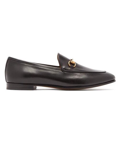 GUCCI(グッチ)の「Gucci - Jordaan Leather Loafers - Womens - Black(シューズ・レディース・Black・41.5 Eu/it/39.5 Eu/it/40.5 Eu/it/41 Eu/it/40 Eu/it/42 Eu/it)」の1枚目の写真