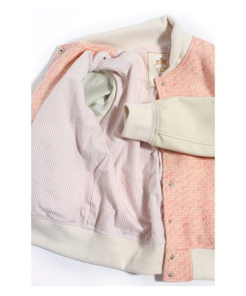 SLOBE IENA（スローブイエナ）の「スタジャン（スタジャン・レディース・ピンク/ホワイト・フリー）」の10枚目の写真