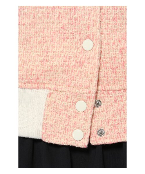 SLOBE IENA（スローブイエナ）の「スタジャン（スタジャン・レディース・ピンク/ホワイト・フリー）」の9枚目の写真