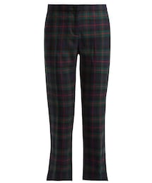 BURBERRY | Burberry - Tartan Wool Blend Cropped Trousers - Womens - Multi(その他パンツ)