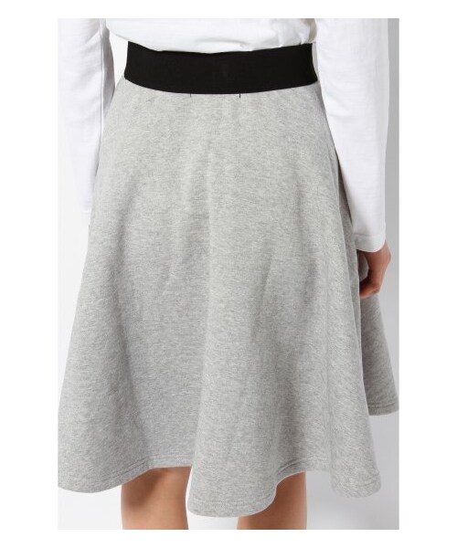 SLOBE IENA（スローブイエナ）の「ウラキモウウラケ フレアースカート（ひざ丈スカート・レディース・グレーA/ブラック・フリー）」の7枚目の写真