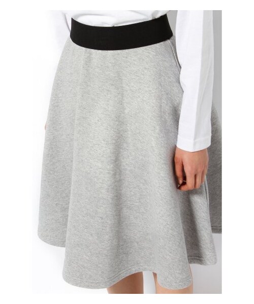 SLOBE IENA（スローブイエナ）の「ウラキモウウラケ フレアースカート（ひざ丈スカート・レディース・グレーA/ブラック・フリー）」の6枚目の写真