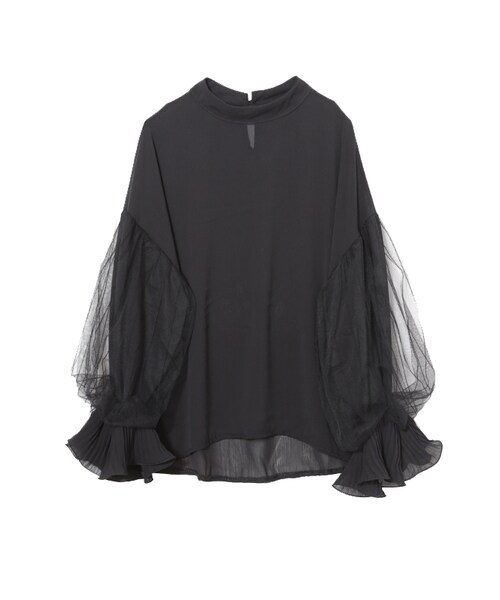 frunco（フランコ）の「ボリュームスリーブブラウス（シャツ/ブラウス・レディース・ピンク/グレー/ホワイト/ブルー/ブラック・f）」の3枚目の写真