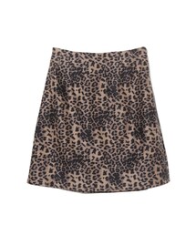 frunco | レオパード柄台形スカート(スカート)