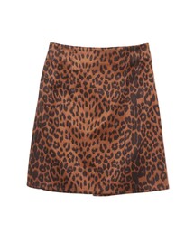 frunco | レオパード柄台形スカート(スカート)