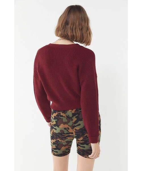 URBAN OUTFITTERS(アーバンアウトフィッターズ)の「Urban Outfitters UO Kai Cropped Cardigan(カーディガン/ボレロ・レディース・Black/Yellow/Gray/Purple/Brown/Red/Blue/White・XS/S/M/L/XL)」の9枚目の写真