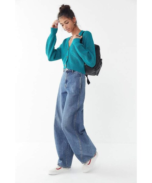 URBAN OUTFITTERS(アーバンアウトフィッターズ)の「Urban Outfitters UO Kai Cropped Cardigan(カーディガン/ボレロ・レディース・Black/Yellow/Gray/Purple/Brown/Red/Blue/White・XS/S/M/L/XL)」の20枚目の写真