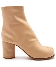 Maison Margiela | Maison Margiela - Tabi Split Toe Leather Ankle Boots - Womens - Nude(ブーツ)