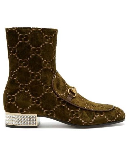 gucci green boots