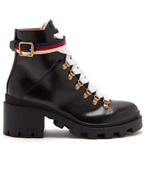 GUCCI | Gucci - Leather Ankle Boots - Womens - Black(ブーツ)
