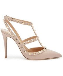 VALENTINO | Valentino - Rockstud Leather Pumps - Womens - Nude(パンプス)