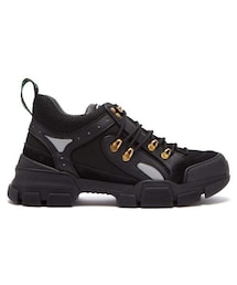 GUCCI（グッチ）の「Gucci - Flashtrek Leather Trimmed Trainers