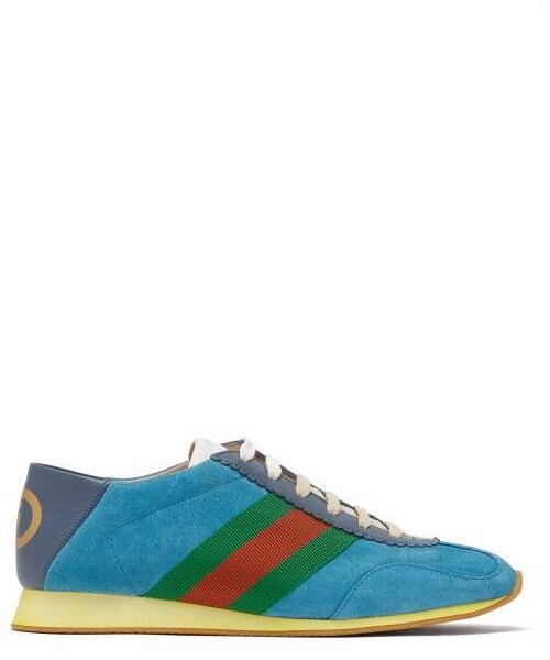 blue suede trainers womens
