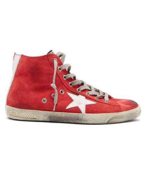 red suede trainers womens