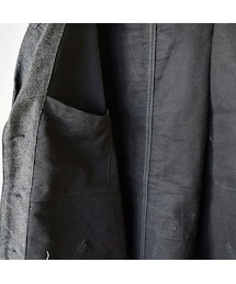 FOB FACTORY コントレックスアトリエコート 2 ブラックモールスキン FOB FACTORY コントレックスアトリエコート 2 ブラックモールスキン