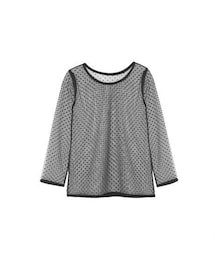 kaene | ドットチュール インナーブラウス(シャツ/ブラウス)