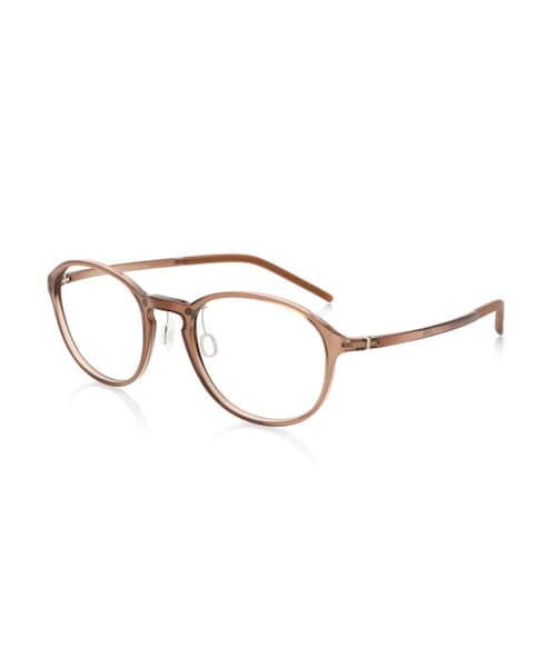 JINS(ジンズ)の「【Slim Airframe -women trend-】(メガネ・レディース・ブラウンデミ(86)/ピンクササ(08)/ライトブラウン(82)/グレーデミ(93)・Small 49□20-141○40)」の3枚目の写真