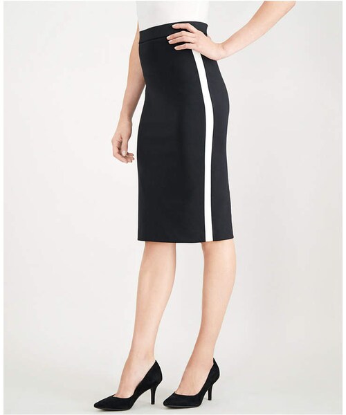 Alfani（アルファニ）の「Alfani SideStripe Midi Pencil Skirt, Created for Macy's