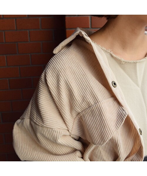 no brand（ノーブランド）の「コーデュロイオーバーJK（シャツ/ブラウス・レディース・その他）」の12枚目の写真