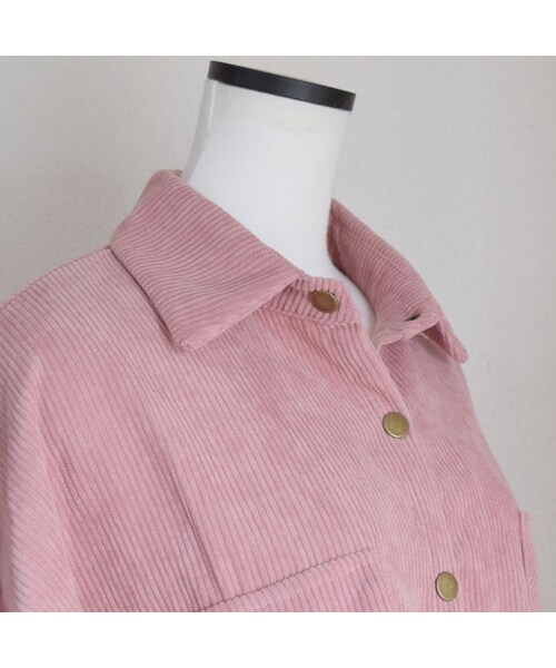 no brand（ノーブランド）の「コーデュロイオーバーJK（シャツ/ブラウス・レディース・その他）」の6枚目の写真