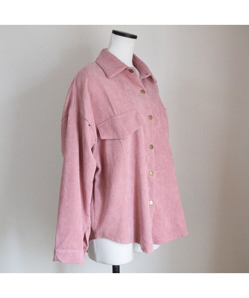 no brand（ノーブランド）の「コーデュロイオーバーJK（シャツ/ブラウス・レディース・その他）」の7枚目の写真