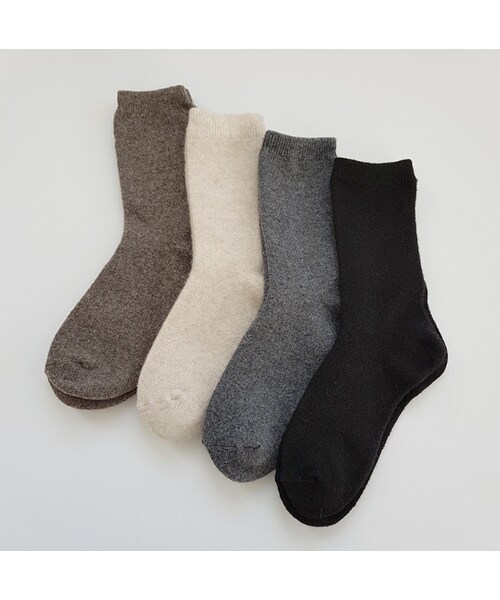Dailyabout(デイリーアバウト)の「ベーシックソックス(ソックス/靴下・レディース・その他・FREE)」の1枚目の写真