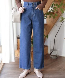 DHOLIC | ツーボタンハイウエストデニムパンツ(デニムパンツ)