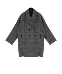 STYLEBLOCK | 起毛先染めビッググレンチェックコクーンダブルコート(その他アウター)