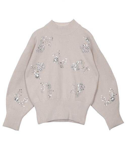 Ameri VINTAGE ジャスミンビジューニット WEAR AMERI（アメリ）の  