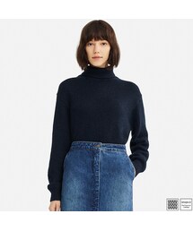 UNIQLO | メランジタートルネックセーター（長袖）(ニット/セーター)