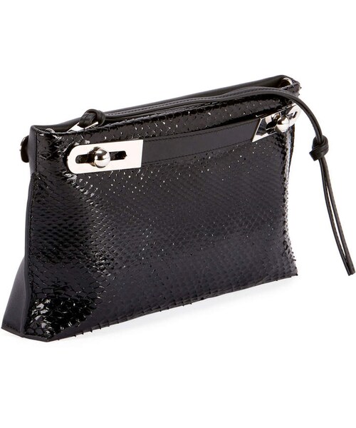 LOEWE（ロエベ）の「Loewe Missy Small Python Clutch Bag