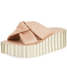 TORY BURCH | Tory Burch Knotted Scallop Wedge Slide Sandals(その他シューズ)