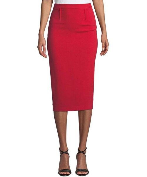 Roland Mouret（-）の「Roland Mouret Arreton Back-Zip Pencil Midi 