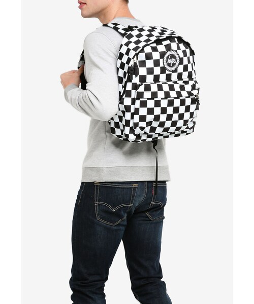 hype checkered backpack