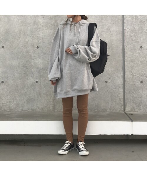 copine(コピン)の「再入荷!NEWカラー!!裾スリットリブレギンス(3color)【クリックポスト対象商品】(レギンス/スパッツ・レディース・その他)」の8枚目の写真