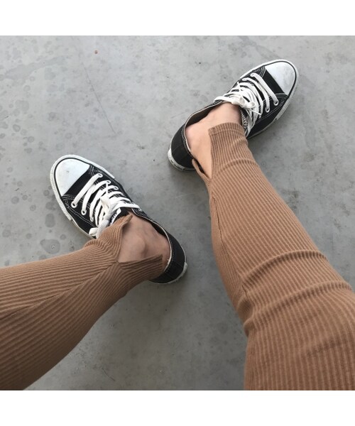 copine(コピン)の「再入荷!NEWカラー!!裾スリットリブレギンス(3color)【クリックポスト対象商品】(レギンス/スパッツ・レディース・その他)」の14枚目の写真