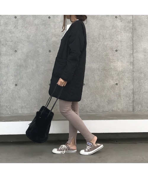 copine(コピン)の「再入荷!NEWカラー!!裾スリットリブレギンス(3color)【クリックポスト対象商品】(レギンス/スパッツ・レディース・その他)」の4枚目の写真