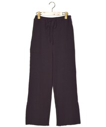 w closet | 裾スリット入りメローパンツ(パンツ)