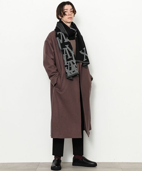 SHAREEF（シャリーフ）の「【11/30入荷予定】別注柄マフラー（その他・メンズ・BRN/ORG/BLK・FREE）」の9枚目の写真