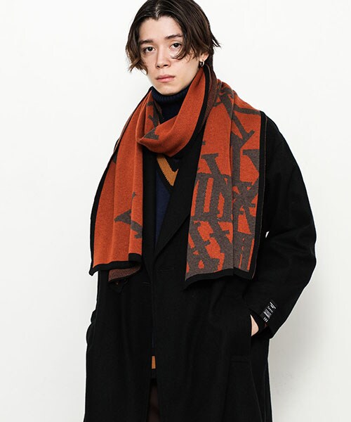 SHAREEF（シャリーフ）の「【11/30入荷予定】別注柄マフラー（その他・メンズ・BRN/ORG/BLK・FREE）」の11枚目の写真