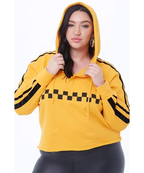 checkered hoodie forever 21