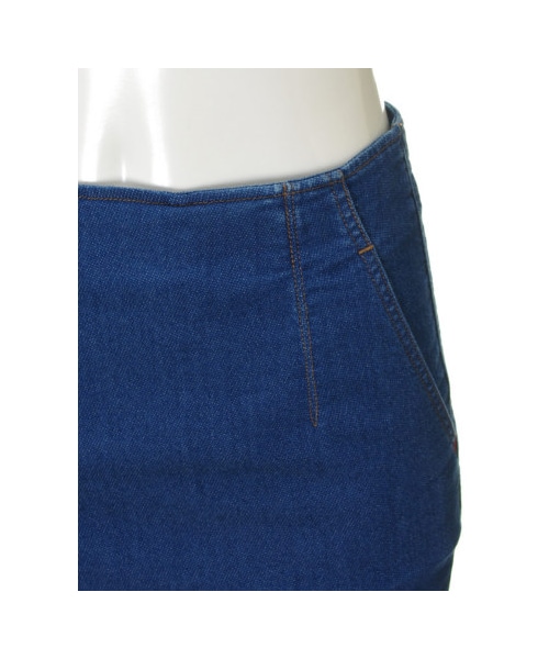 31 Sons de mode(トランテアン ソン ドゥ モード)の「カットデニムペンシルスカート(スカート・レディース・ネイビー/ブルー・36)」の9枚目の写真