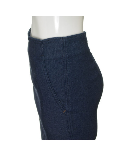 31 Sons de mode(トランテアン ソン ドゥ モード)の「カットデニムペンシルスカート(スカート・レディース・ネイビー/ブルー・36)」の7枚目の写真