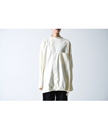ESSAY | ESSAY SLANT BALLOON SHIRT ivory(シャツ/ブラウス)