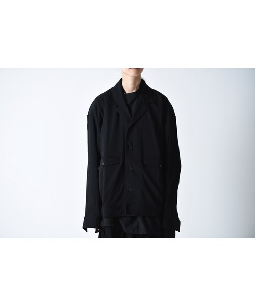 ESSAY（エッセイ）の「ESSAY WOOL GABARDINE SHIRT JACKET（シャツ 