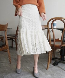 DHOLIC | ウエストゴムレーススカート(スカート)